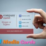 social media card